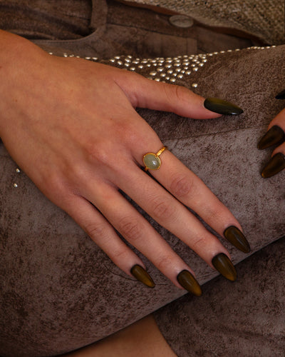 Green Aventurine Ring