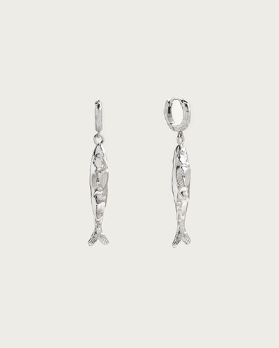Gold Anchovy Earrings