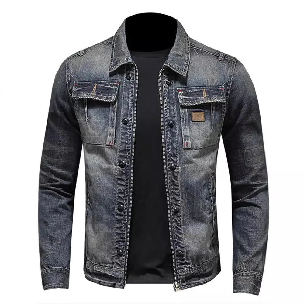 Premium Rivet Denim Jacket
