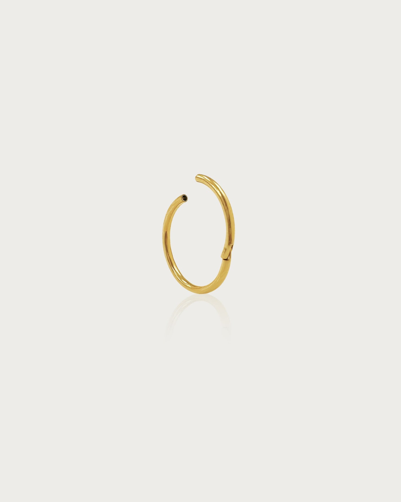 3 Pcs Hoop Helix Earring Set in Gold