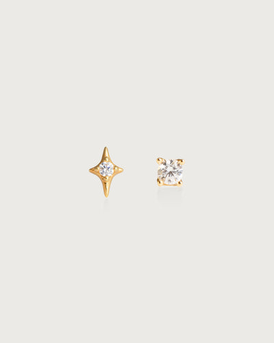 Single Sparkle Star Flat Back Helix Earring