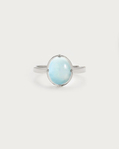 Aquamarine Ring in Silver