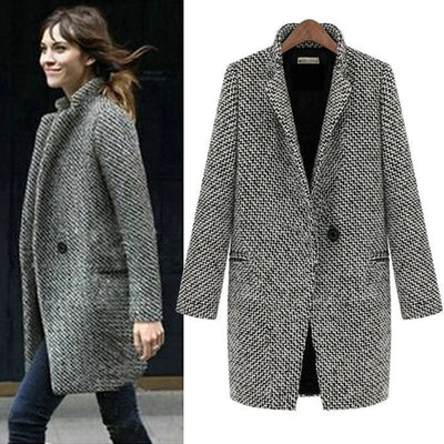 CLARA | Elegant Longline Coat for Chilly Days