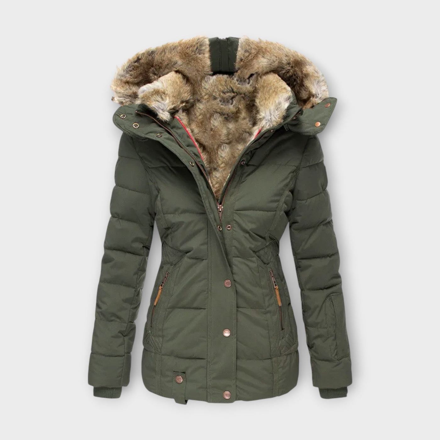 Emine - Cosy Faux Fur Lined Jacket