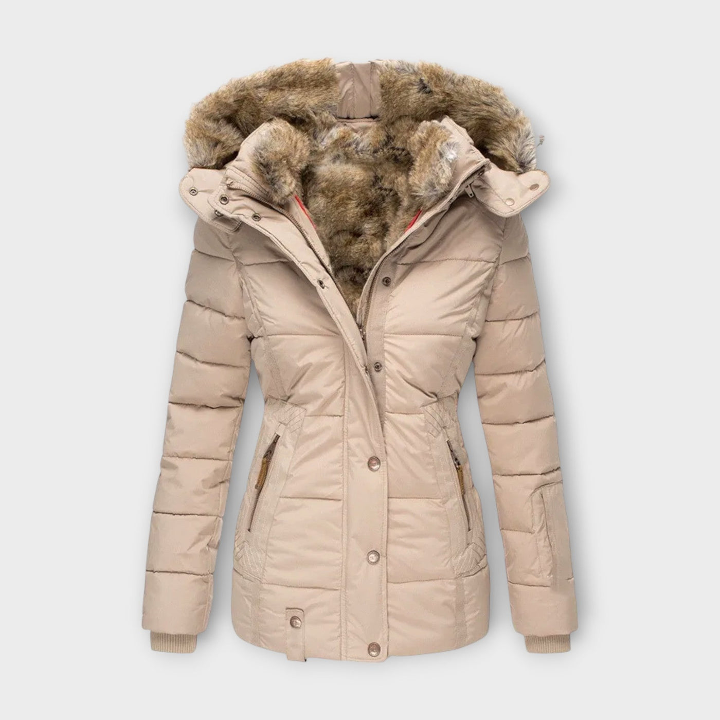 Emine - Cosy Faux Fur Lined Jacket