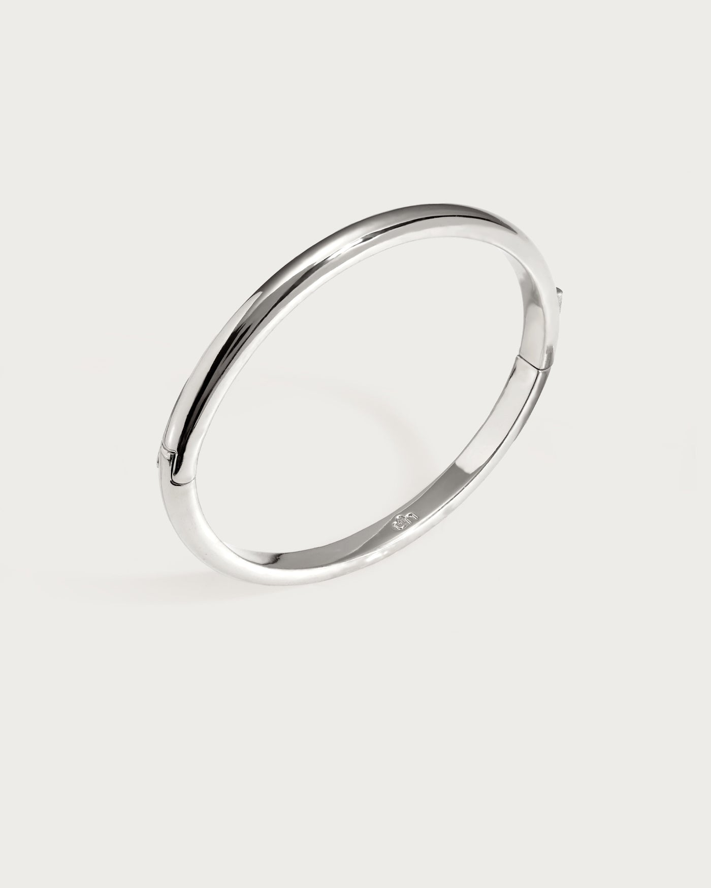Dustlight Plain Bangle in Silver