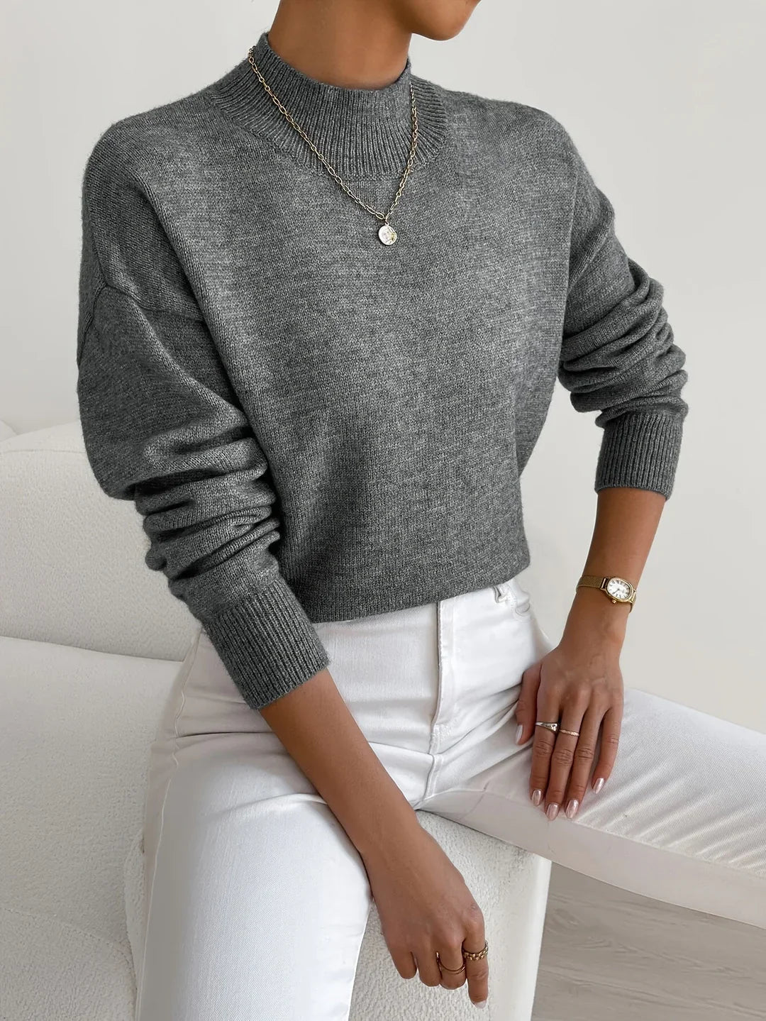 Marilena | Classic Roll Neck Jumper