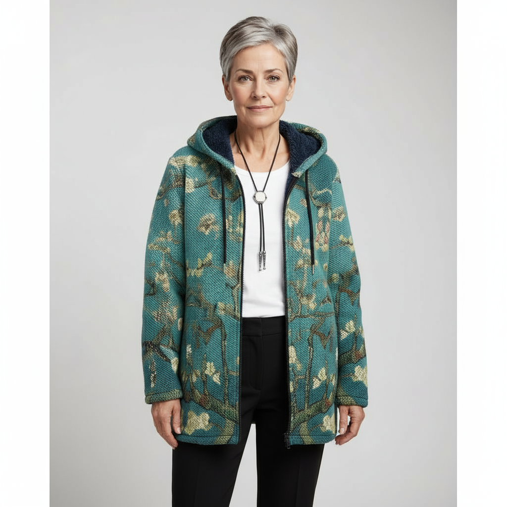 Celine | Luxe, art-inspired cardigan