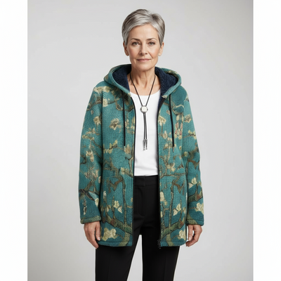 Celine | Luxe, art-inspired cardigan