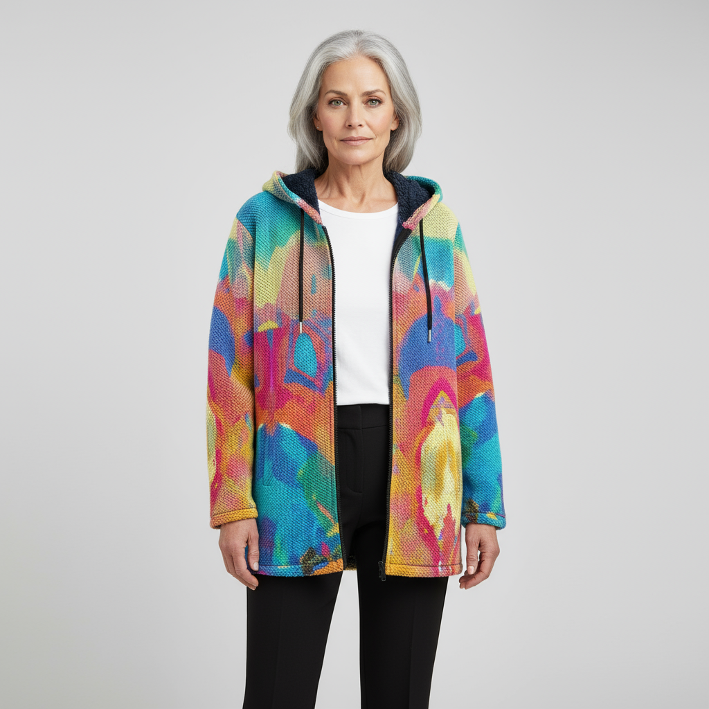 Tiarna | Luxe, art-inspired cardigan