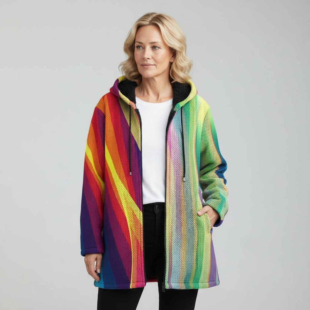 Kira | Luxe art-inspired cardigan