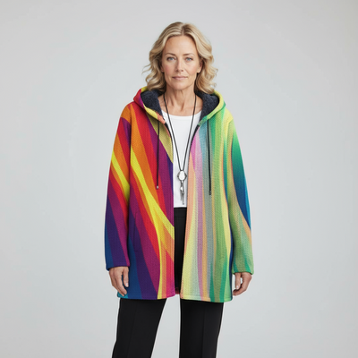 Kira | Luxe art-inspired cardigan