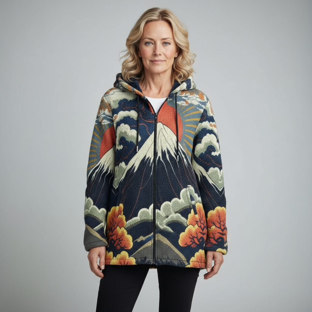 Kalina | Luxe cardigan inspired by art