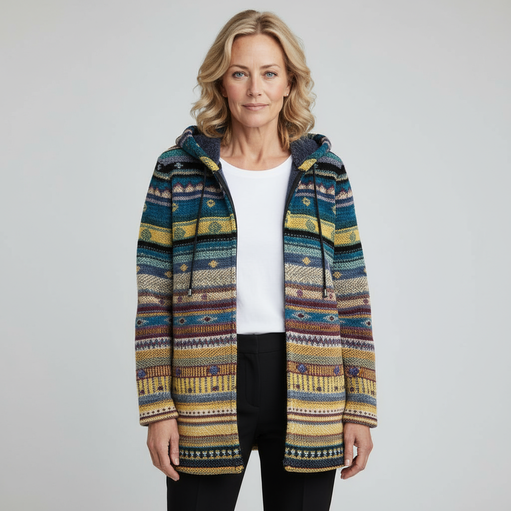 Annet | Luxe, art-inspired cardigan