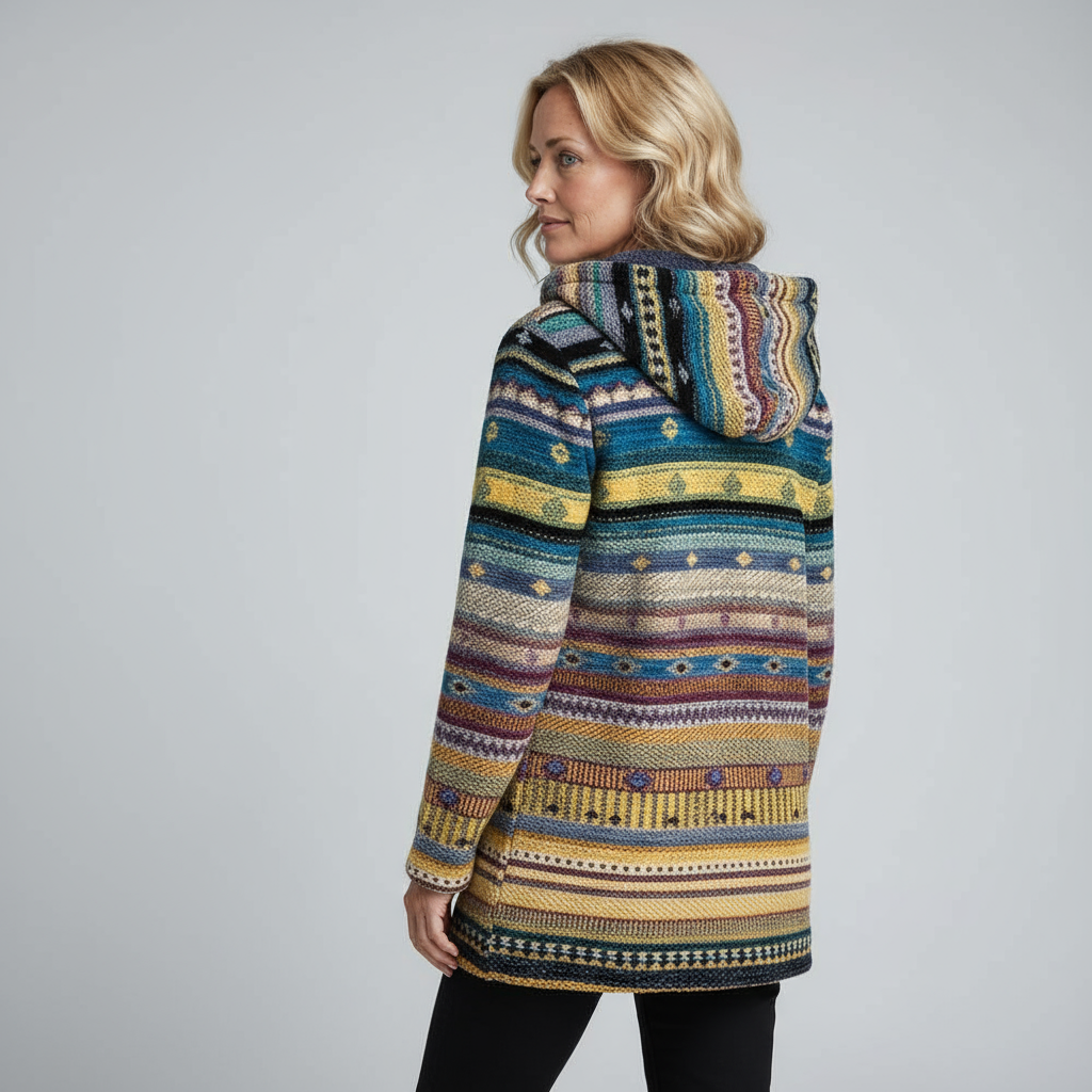 Annet | Luxe, art-inspired cardigan