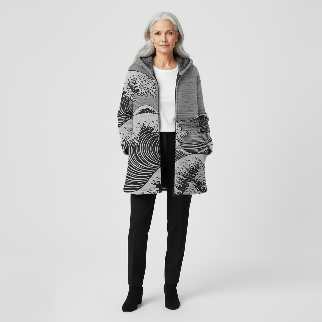 Nalha | Luxe cardigan inspired by art