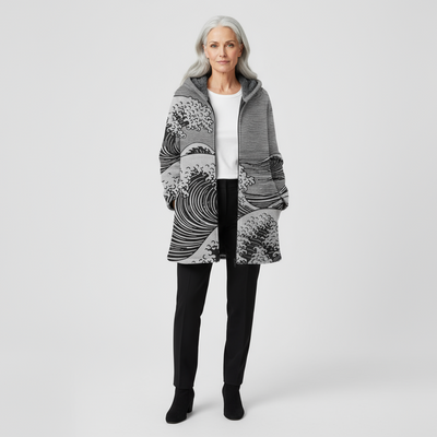 Nalha | Luxe cardigan inspired by art