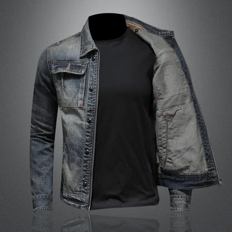 Premium Rivet Denim Jacket