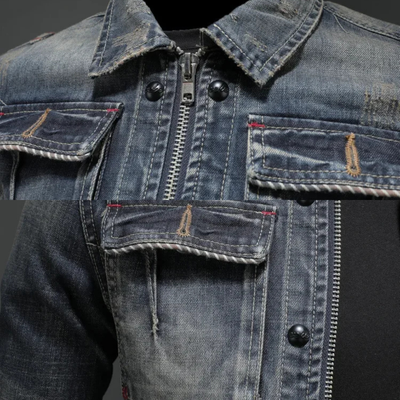 Premium Rivet Denim Jacket