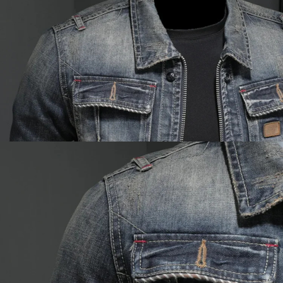 Premium Rivet Denim Jacket