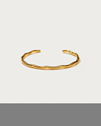 Golden Wave Bangle