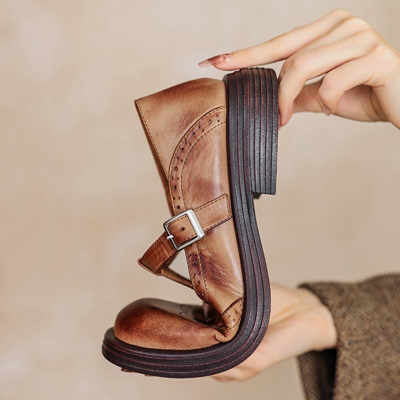 Orthopedic Advanced Leather Mary Janes