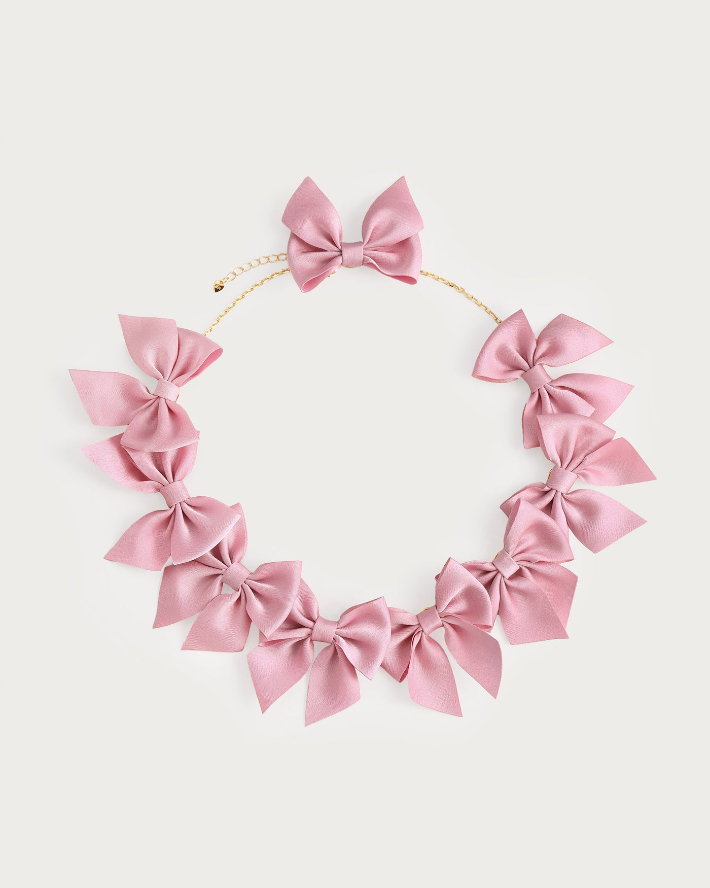 Pink Bow Necklace