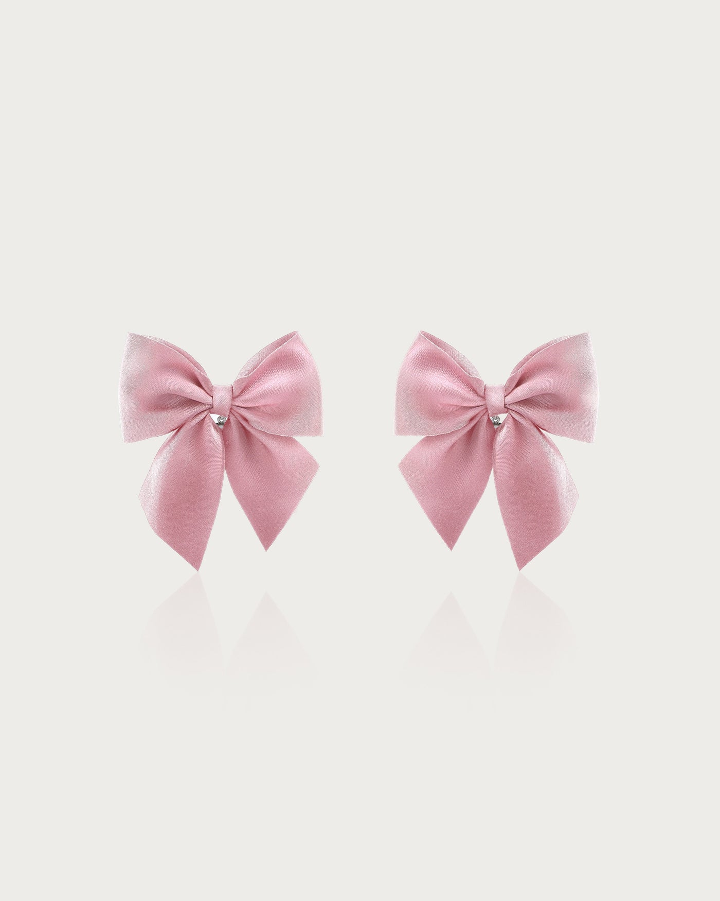 Pink Bow Earrings