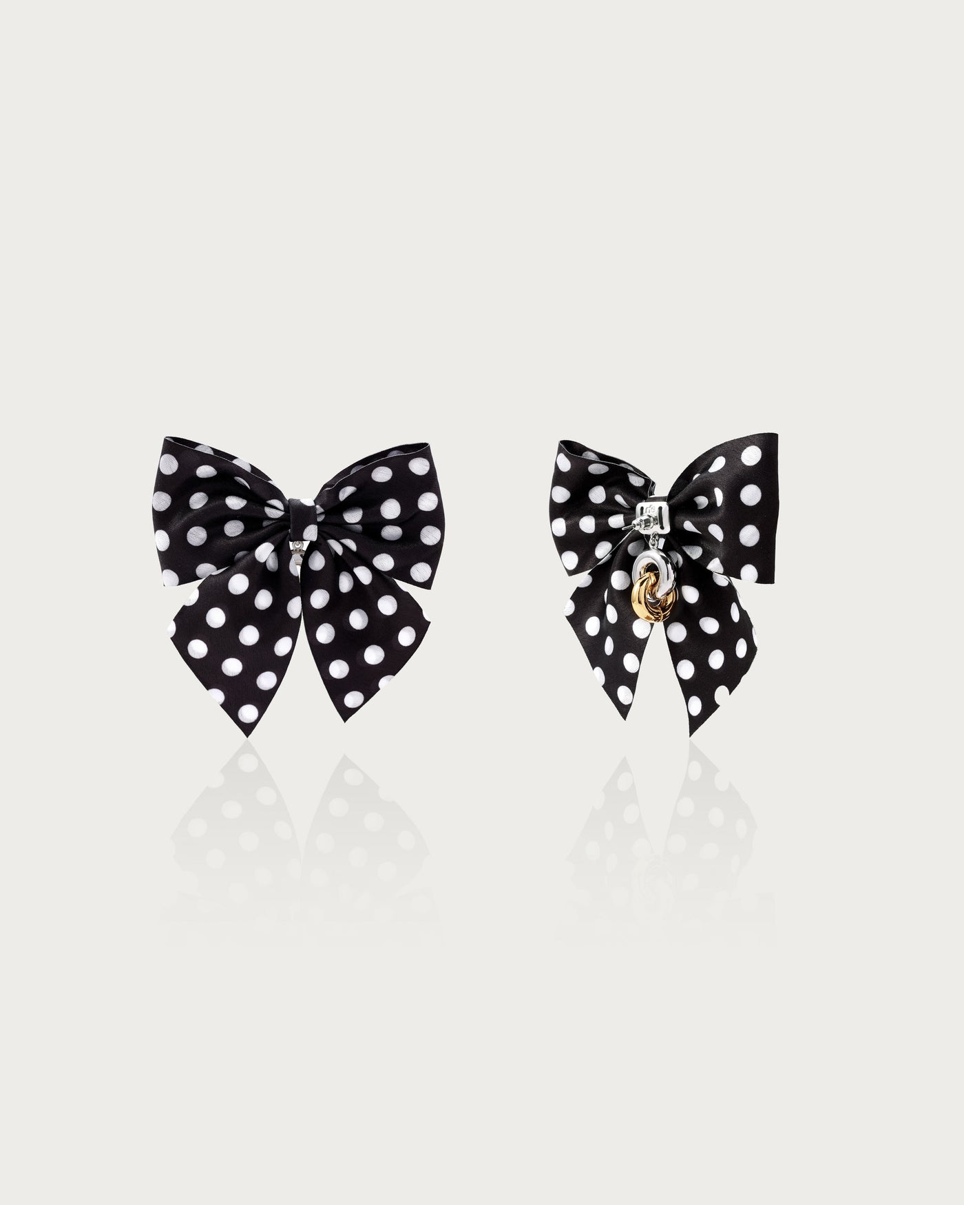 Black Bow Earrings