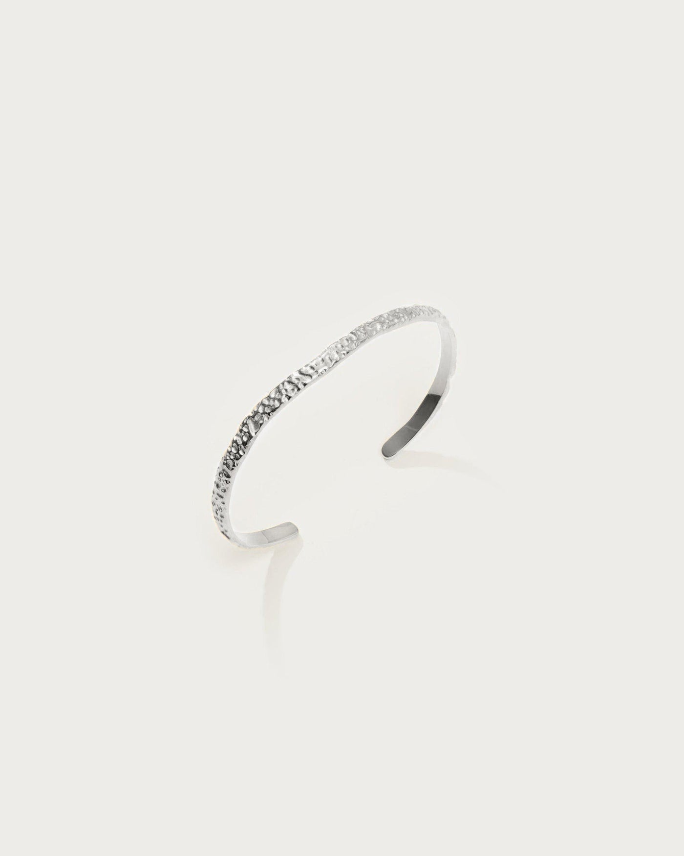 Silver Textured Bangle